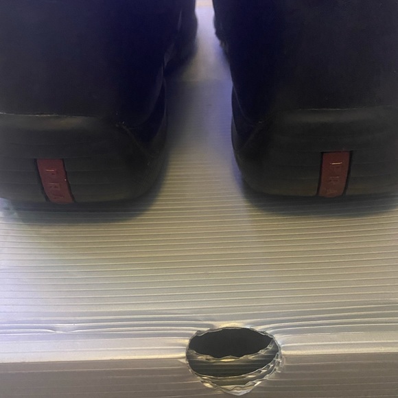 Worn men authentic Prada boots black size 11 - Picture 10 of 11